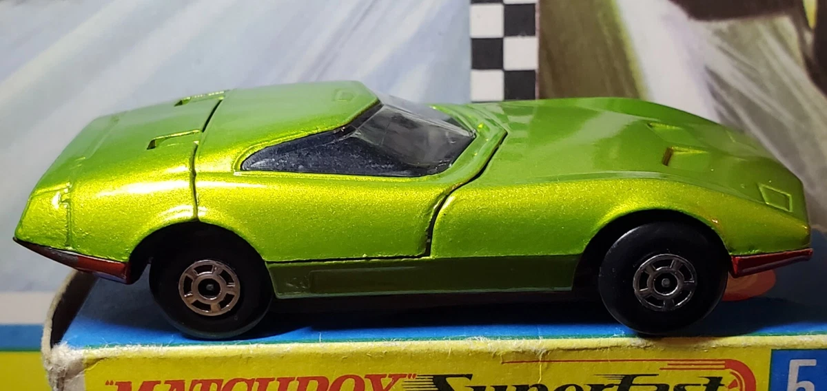 Matchbox Lesney Superfast #52 Dodge Charger MK III, Green, Red