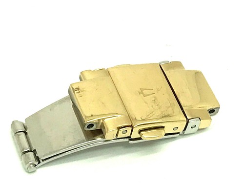 Bulova 97P146 Women's Watch Replacement Clasp 16mm Gold Tone S. Steel (L1548) - Picture 4 of 7