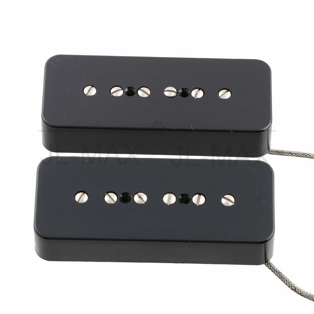 P90 Soap Bar Alnico 2 Guitar Pickups Neck/Bridge for Electric