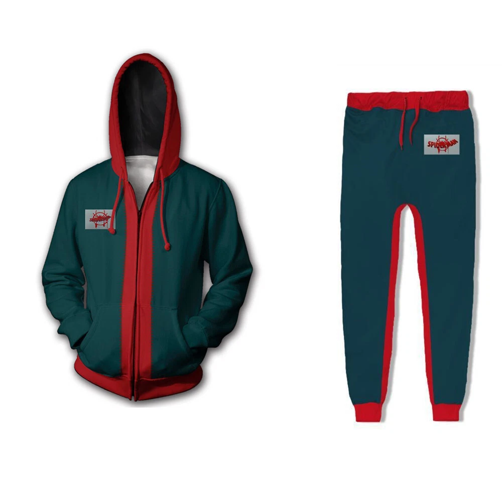 Miles morales hoodie jacket discount