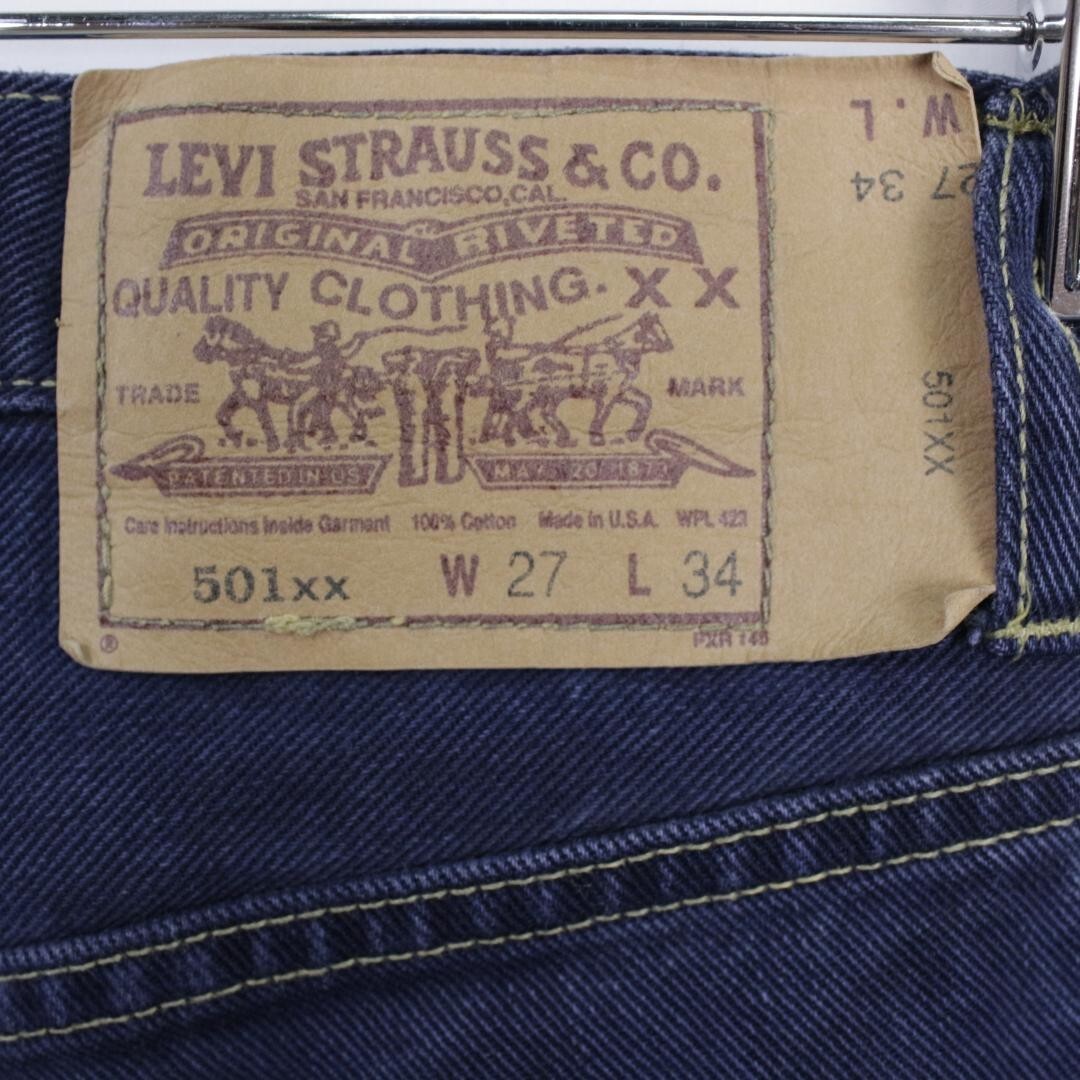 Levi's 501xx Dark Wash Jeans Size W27 L34 Unisex | eBay Levi's 501xx Dark Wash Jeans Size W27 L34 Unisex | eBay