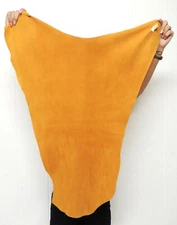 GOLD DEERSKIN Leather Hide for Native Crafts Buckskins Laces Bags Taxidermy Deer