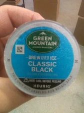 Green Mountain Classic Black Brew Over Ice  K Cups - 72 Pods