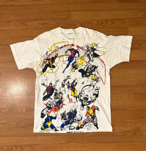 Vintage 1993 Marvel Comics X-Men Danger Room T-Shirt XL
