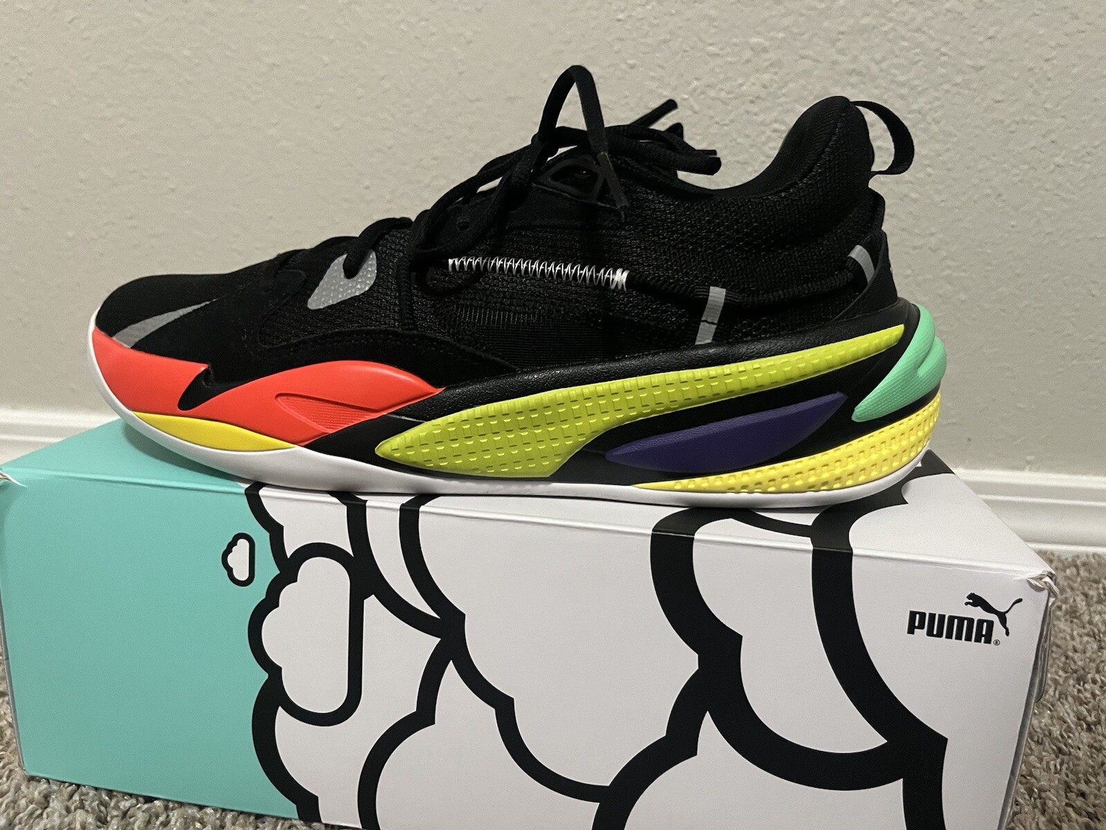 Size 10.5 - PUMA RS-Dreamer x J. Cole Black Multi 2020 image 5