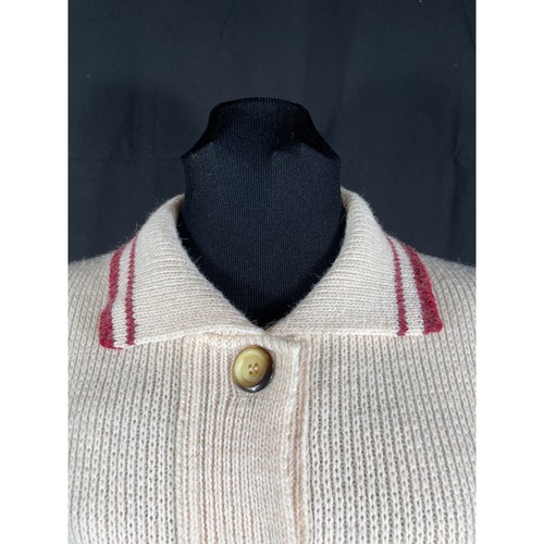 Vintage, Young Canadian, Parktown Knitting, button up cream cardigan - Picture 6 of 9