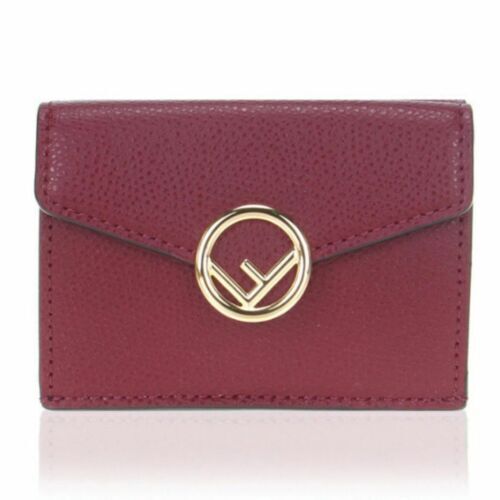 Fendi Monogram Long Folding Wallet Women Zucca Red Interior Fendi Monogram Long Folding Wallet Women Zucca Red Interior