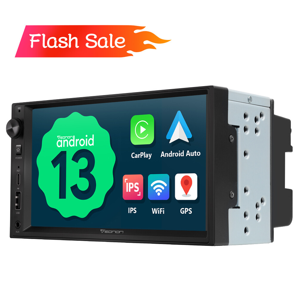 Eonon 7 inch Apple CarPlay Android 13 Auto 2 Din Car Stereo Radio Head Unit GPS