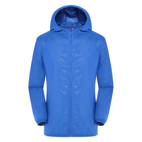Men's Outwear Lightweight Windbreaker Waterproof Rain Jacket Hooded Breathable - Picture 28 of 45