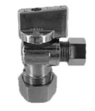 PROFLO PFXQAC32C Chrome Low-Lead Compliant Quarter-Turn Angle Stop