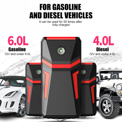 car booster box 30000mAh Portable Power Bank Car Jump Starter Booster Jumper Box Battery  Charger