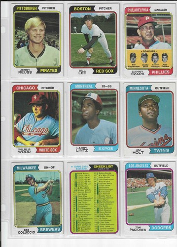 1974 Topps Baseball Cards Singles #101 to #200 - Picture 20 of 141