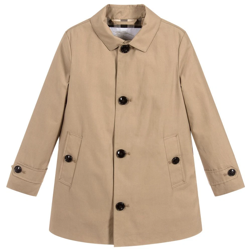 ekstensivt kiwi patient NWT NEW Burberry Bradley kids boys honey beige trench coat 4 5 6 7 8y | eBay