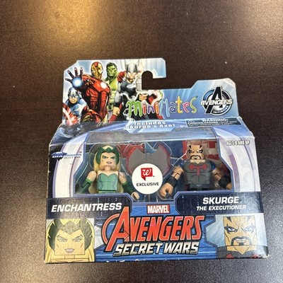 Marvel Minimates Wave 9 Avengers Secret Wars Series Enchantress & Skurge 2Pk Set
