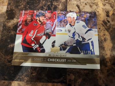 2017-18 Upper Deck Midnight Series 2 #/25 ALEXANDER OVECHKIN & STAMKOS 23/25 SSP
