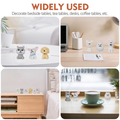  12 Pcs Miniatures Dog Figurine Statue Home Decor Figurines for Kids - Zdjęcie 3 z 11