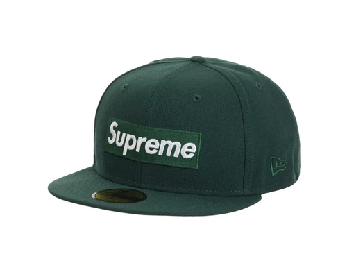 Suprême ! Chapeau Sharpie Box Logo New Era 59Fifty taille 7 3/8 vert