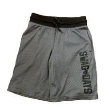 Old Navy Elastic Drawstring Athletic Shorts Swag 4 Days Gray Black Kids S 6/7