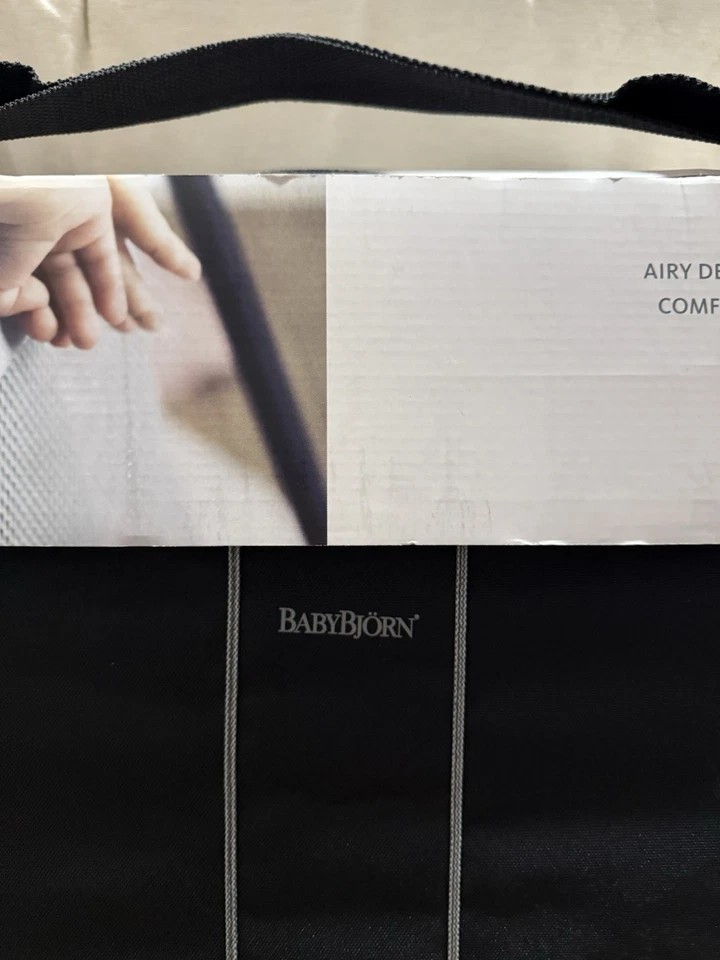 Berço de Viagem Baby Björn Pacote Play Preto/Prata, Tamanho Único, Leve Portátil - Imagem 4 de 4