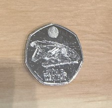 Star Wars 2024 Millennium Falcon 50p Coin BU