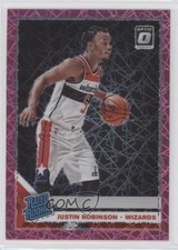 2019 Donruss Optic Rated Rookie Pink Velocity Prizm 15/79 Justin Robinson 0eo6