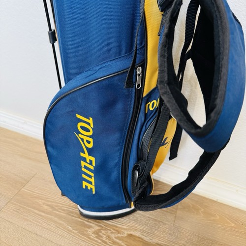 Top Flite XLj Junior Golf Club Set 6 w/ Stand Bag Jr Kids Right Blue Yellow - Picture 7 of 24