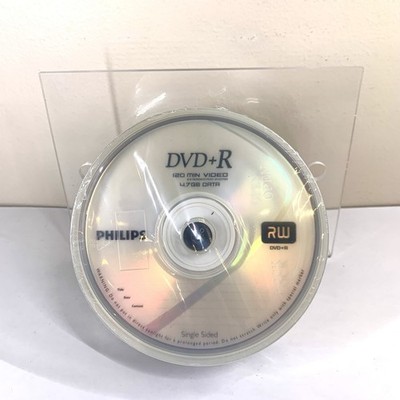 Philips DVD+R RW 4.7GB Data 120 Minute 25 Pack Spindle Blank Media