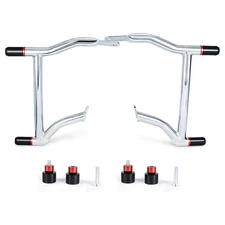 Saddlebags Guards Crash Rails Bars For Harley Touring Road Street Glides 14-23