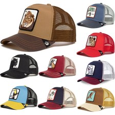 Animal Cartoon Snapback Cotton Baseball Cap Men Women Hip Hop Mesh Trucker Hat