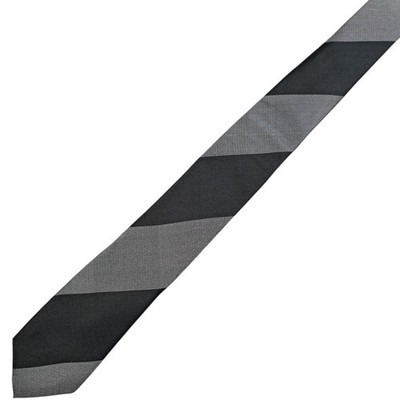DKNY Krawatte grau 2,5'' breit Herren Seide Vintage Büro Smart Retro Arbeitskleidung Hochzeit