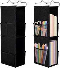 1 PC Hanging Locker 2 Layer Shelves Hanging Locker Organizer Accessories for