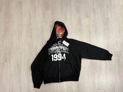 MM6 Black Zip-Up Hoodie Size Large