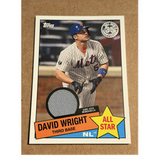 Topps 2020 David Wright Mets 1985 All-Stars Relics #85ASR-DW