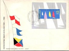 GOLDPATH: Poland cover 1965 first day special cancel CV930_P13