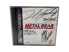 David Hayter +2 Signed Metal Gear Solid Playstation Game CIB Autograph JSA COA