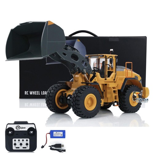Double Eagle L260H 1:16 E592 Wheeled Metal Eletric RC Loader RTR Sound Battery - Picture 5 of 19