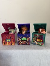 1995 Disney The Lion King Burger King Exclusive Finger Puppets 3 collectibles