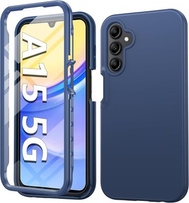 For Samsung Galaxy A15 5G Case With Built-in Screen Protector, Rugged Shockproof
