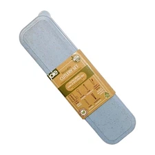 Cutlery 7 Piece ON-THE-GO Set Joie Fork Spoon Knife Chopsticks Straw & Case Blue