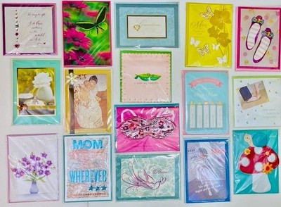 LOT of 24 PAPYRUS Mother's Day Cards + Envelopes 3D / EMBELLISHED + $150 Retail