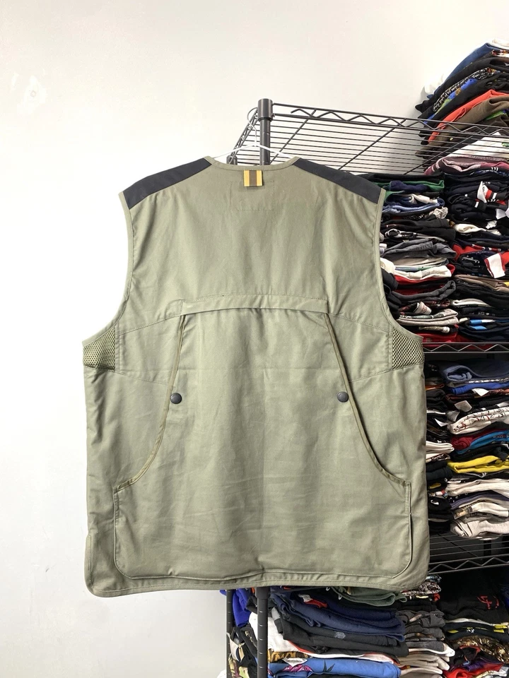 Rare! Vintage Beretta Shooting Hinting Miltipocket Vest Green XXL Size - Image 2 of 4