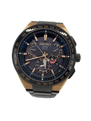 [B1S] Seiko Astron GPS Solar Dual Time Titanium Watch 8X53 0AV0 [p9z]
