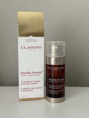 Clarins Double Serum Hydric Lipidic Age-Defying Concentrate 30ml NIB New