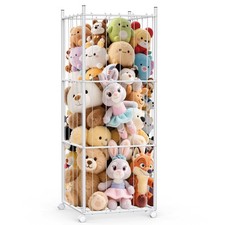 GoKEDA Stuffed Animal Storage,Extra Large Metal Stuffed Animals Storage Tower...