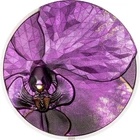 Bionics Orchid 2026 $5 1 oz Pure Colored Proof Coin  Cook Islands  CIT