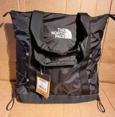The North Face Borealis Tote Bag 22L schwarz mit Schulter Rucksack Riemen - Neu
