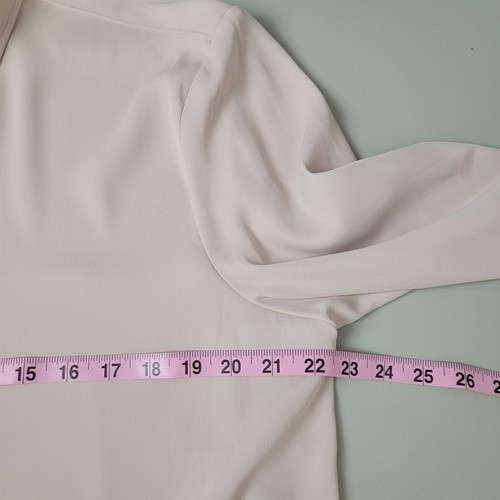 Aritzia Babaton Gr. L Natasha Hemdblusenkleid mit Gürtel Kragen Preppy Langarm - Bild 9 von 12