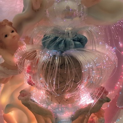 Chambord Collection Angel 7903 Figurine Fiber Optic Wings Resin