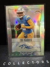 Tre Harris Retro Silver Auto 120/149 Chargers 2025 Panini Prizm