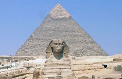 PYRAMIDS OF GIZA   Ancient Monuments - 13'' x 19'' Photo Print